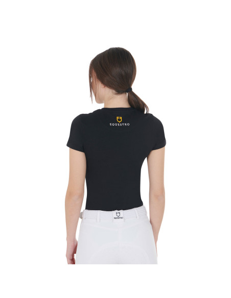 T-SHIRT XS SCHW. EQUESTRO STRASS