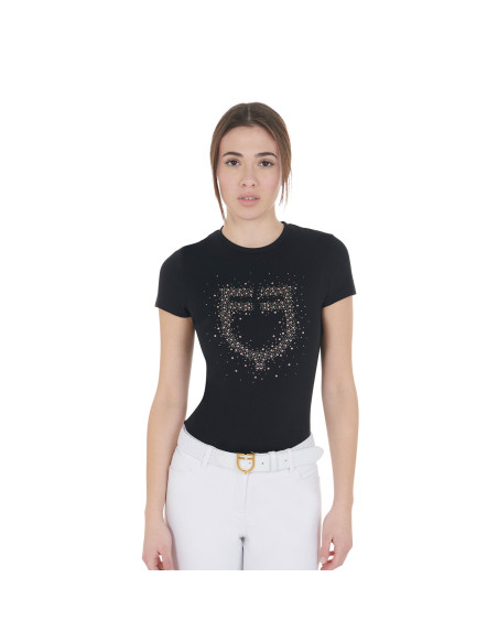 T-SHIRT XS SCHW. EQUESTRO STRASS