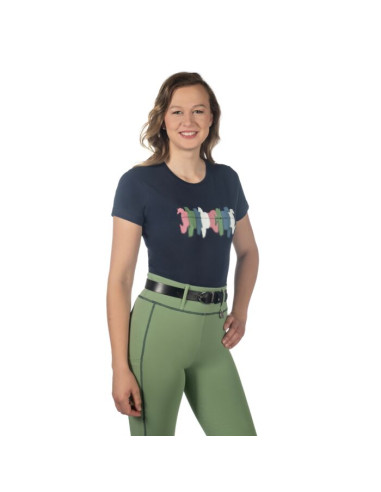 T.-SHIRT XS D.BLAU MIRROR
