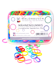 Élastiques extra larges à natter, multicolore