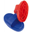 Plastikstriegel, oval