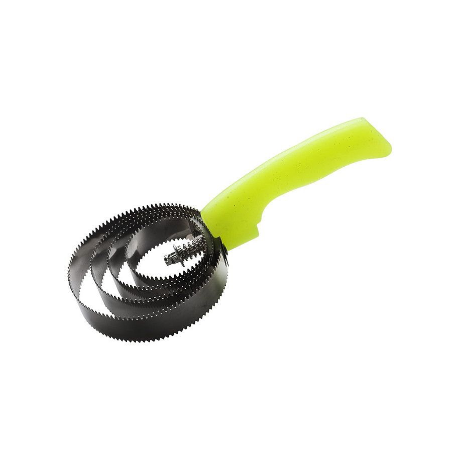 Étrille métallique ronde fluo pailleté