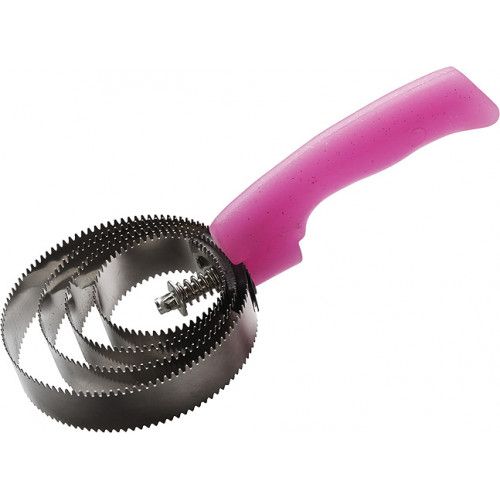 Runder Federstriegel mit Glittergriff 2