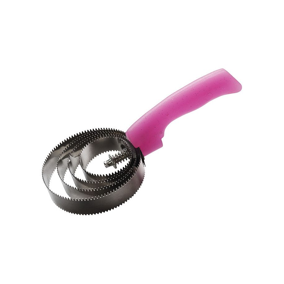 Runder Federstriegel mit Glittergriff