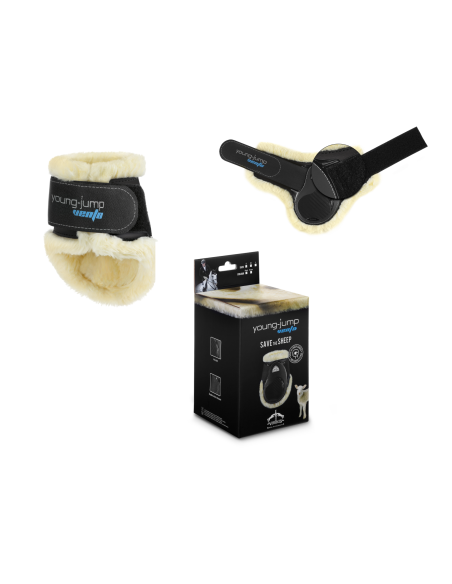 VEREDUS Protège-boulet conçu pour les jeunes chevaux avec revêtement intérieur en Techno Sheepskin