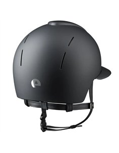 Casque d'équitation Smart Nova / Textile noir / Visière Polo Large 2