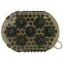 2 in 1 Putzhandschuh Striegel und Massage