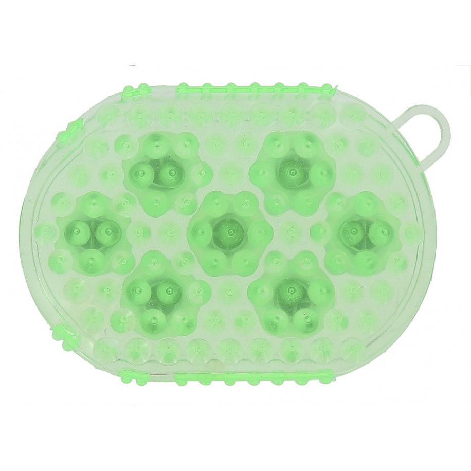 2 in 1 Putzhandschuh Striegel und Massage