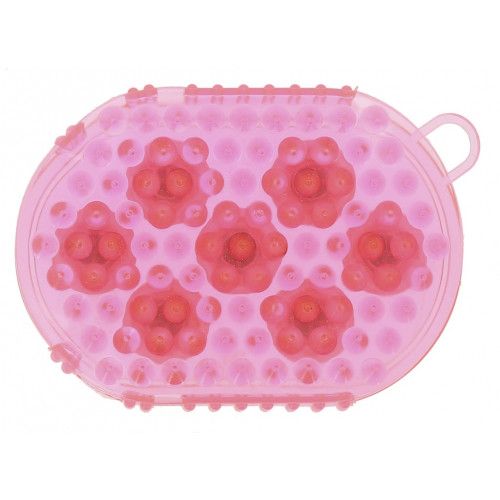 2 in 1 Putzhandschuh Striegel und Massage 2