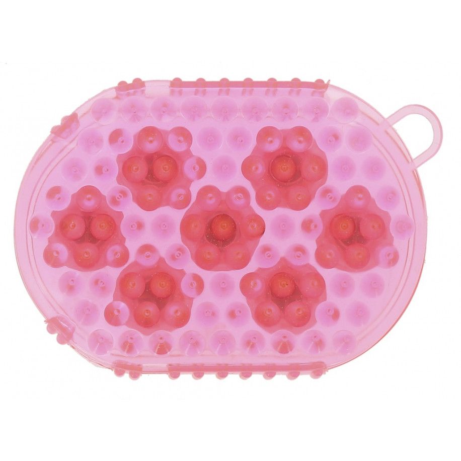 2 in 1 Putzhandschuh Striegel und Massage