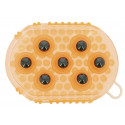 2 in 1 Putzhandschuh Striegel und Massage