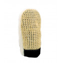 Putzhandschuh, Sisal/Wolle