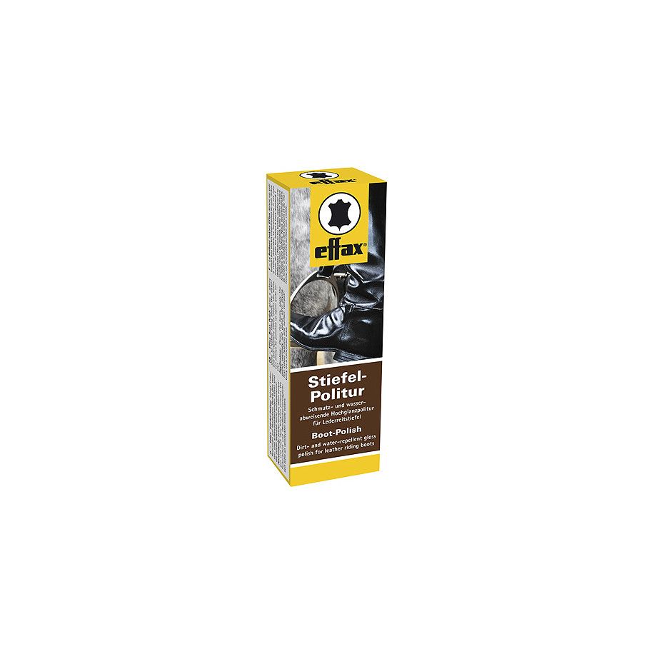 EFFAX Brillant noir pour bottes