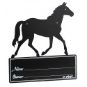 Boxenschild "Pferdesilhouette"