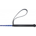 WHIP & GO Fiberglas Reitgerte Nylongeflecht